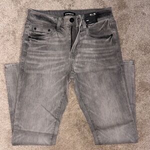 NWT Express Men's Charcoal Skinny Jeans